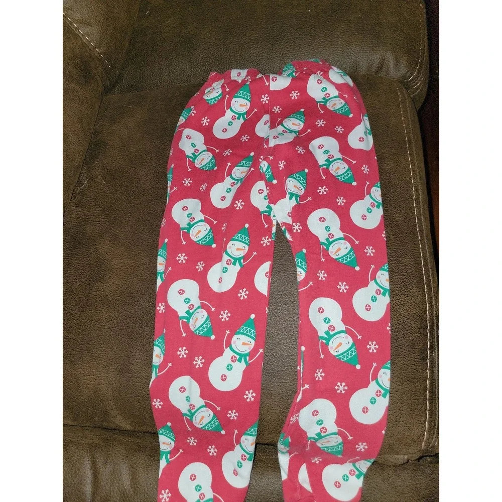 Gymboree Christmas holiday snowman pajamas gymmies size‎ 7
